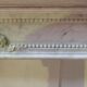 Louis XVI style fireplace in white Carrara marble, 19th century