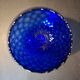 Vintage cobalt blue glass vase Empoli