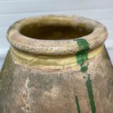 Old jar, called "jar of Biot" with varnished neck