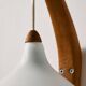 MK10987 Applique en teck et verre par Uno & Östen Kristiansson pour Luxus