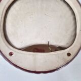 Vintage 1960s seashell wall sconce