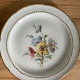 Service of 9 porcelain plates limoges