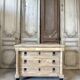 Commode returned from Egypt, bleached around 1800.