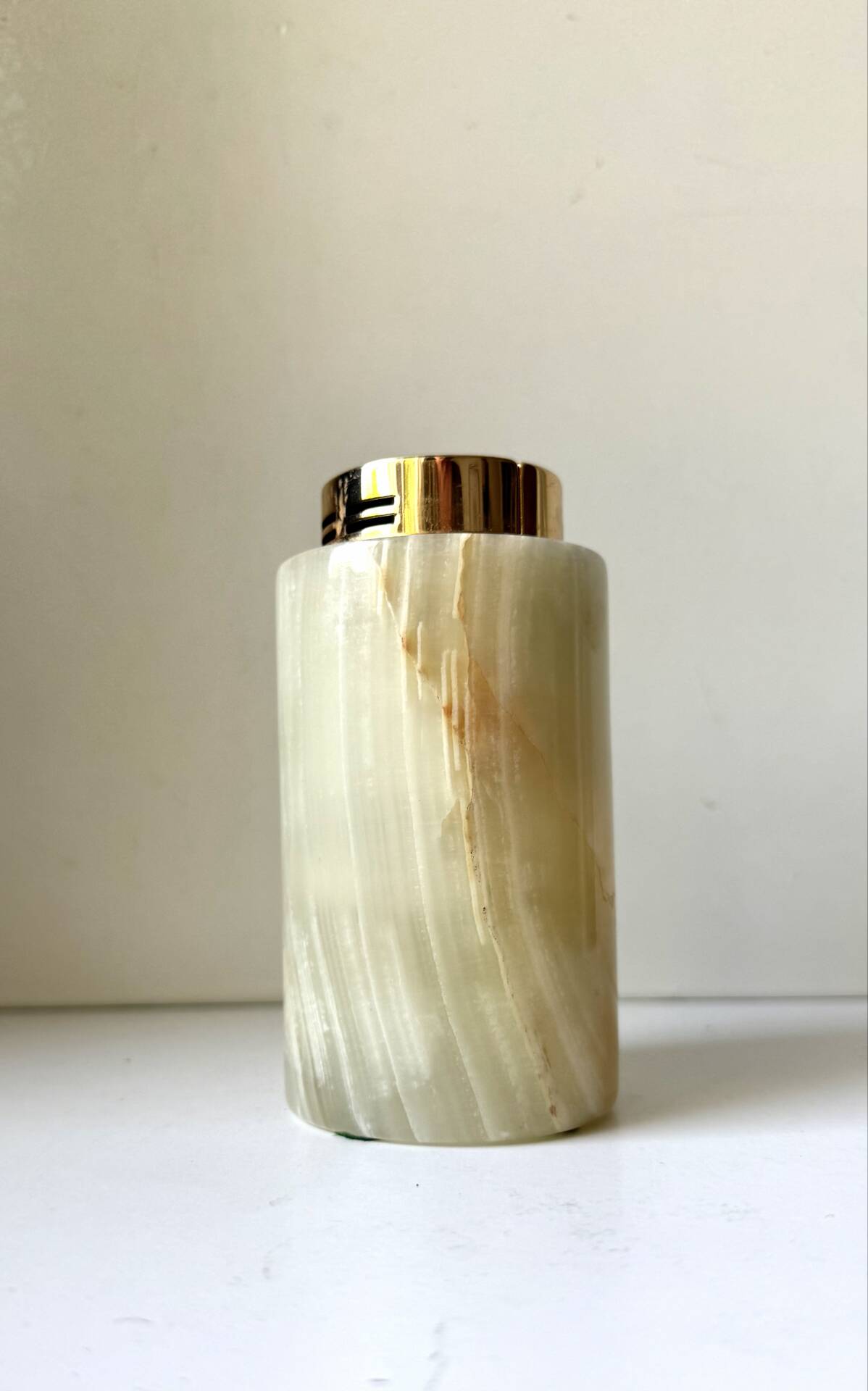Briquet de table en marbre onyx vintage SAROME Japon