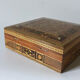 Jewelry box in wood and mother-of-pearl
