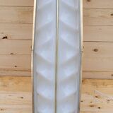 Large Stilux cinema wall lamp Art Deco Italy herringbone pattern