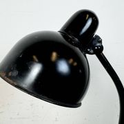 Lampe de table industrielle Bauhaus noire, années 1930