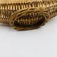 Vintage elongated wicker basket