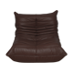 Togo armchair in brown madras leather model designed by Michel Ducaroy 1973
