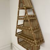 Fir tree shaped shelf