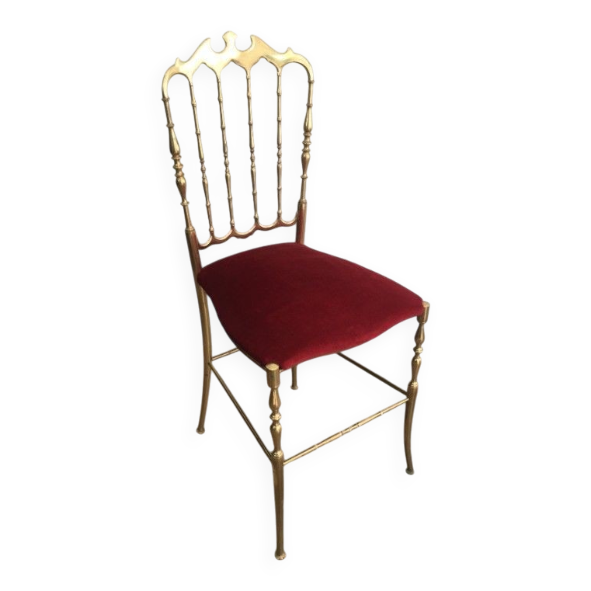 Chiavari chair in brass