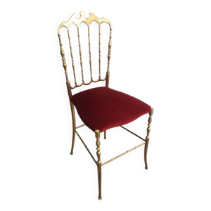 Chaise chiavari en laiton