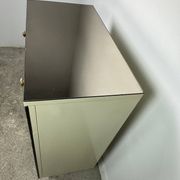 Commode italienne en verre miroir vintage 1960