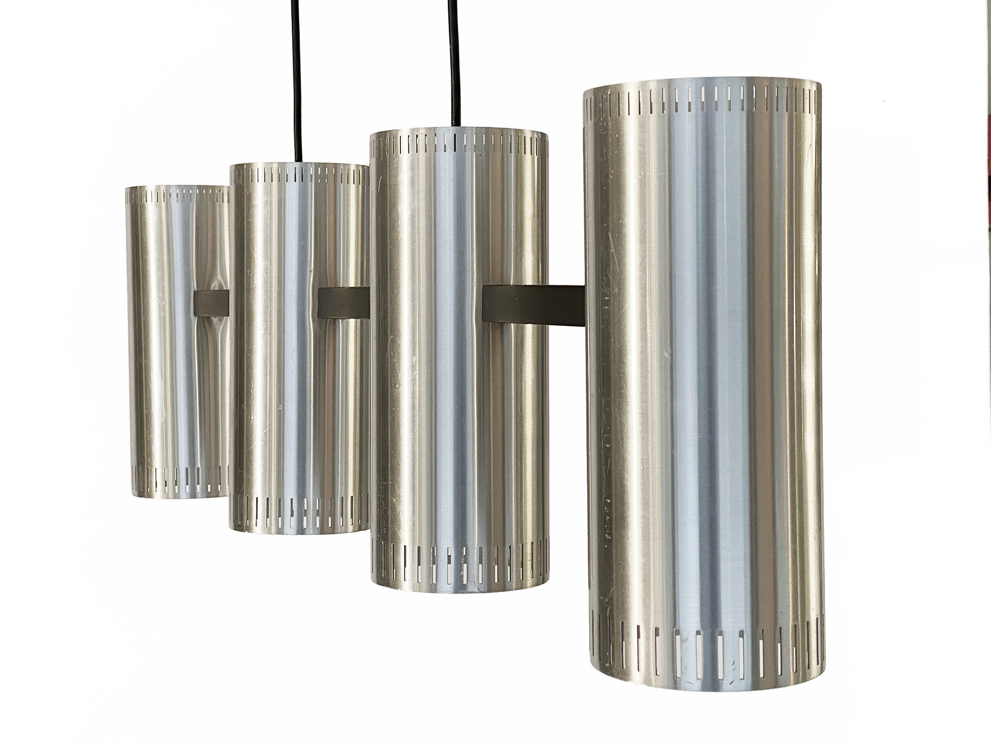 Pendant light "Cylinder IV" by Jo Hammerborg for Fog & Mørup. Denmark 1960s