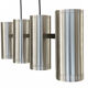 Pendant light "Cylinder IV" by Jo Hammerborg for Fog & Mørup. Denmark 1960s