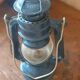 Lampe tempête bleu vintage