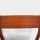Set of 6 vintage Scandinavian Fristho Franeker chairs in teak and skai from the 60s