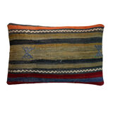 Vintage turkish handmade cushion cover , 30 x 50 cm