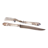 Carving service / Silver sheaths with Minerva punches