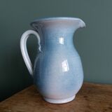 Terracotta pitcher signed Bernard and Geneviève Blanc, Poteries du Queyras
