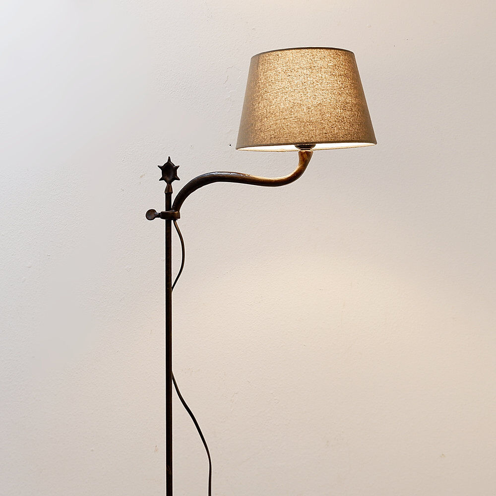 Lampadaire réglable en fer forgé, lampe de lecture