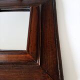 Huguenot mirror - double bottom - Wood