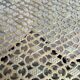 Corner fireplace screen in brass attributed to Dagobert Peche