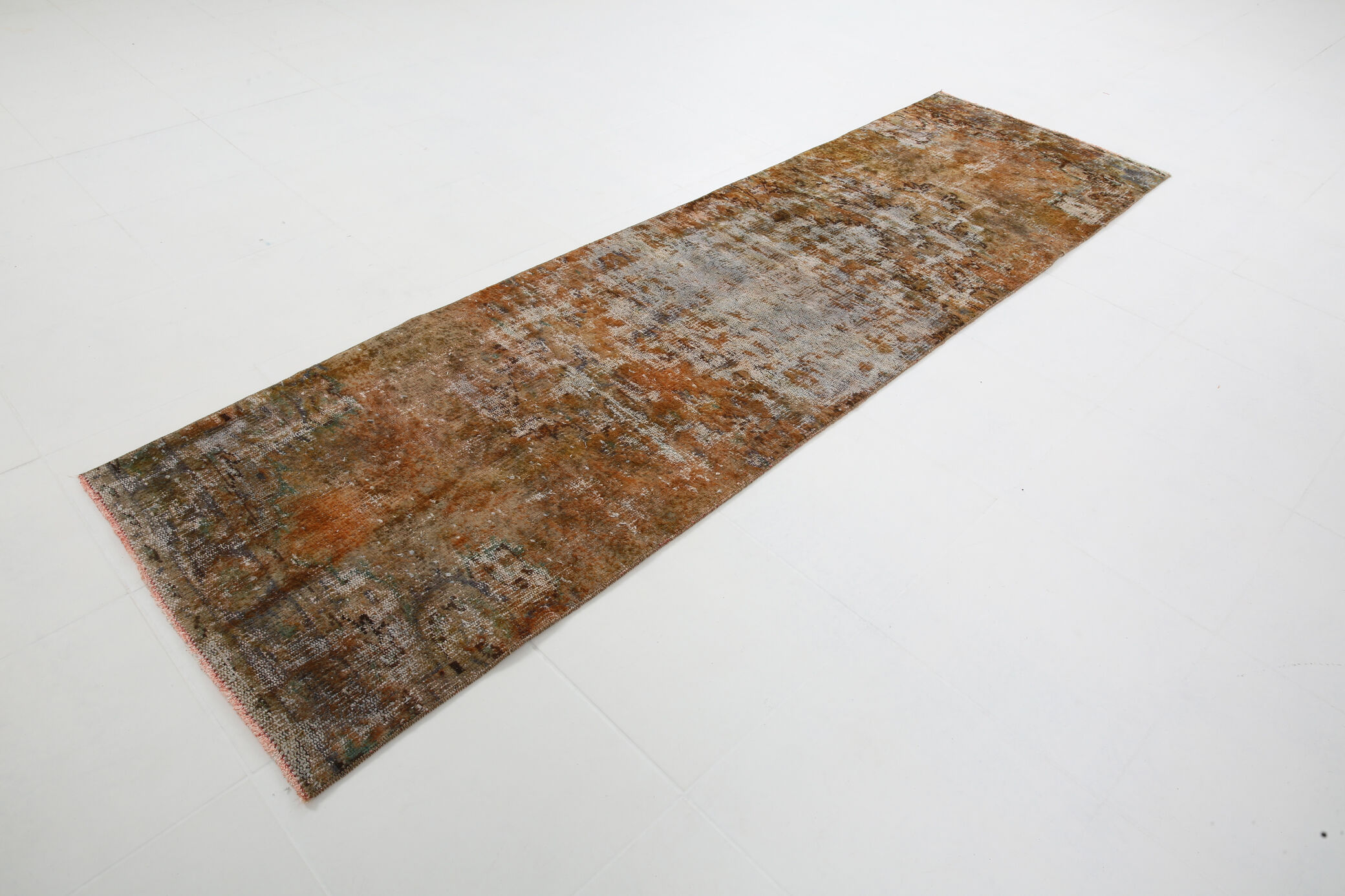 3x9 Vintage Oriental Runner Rug, 80x282Cm, Rug For Kitchen