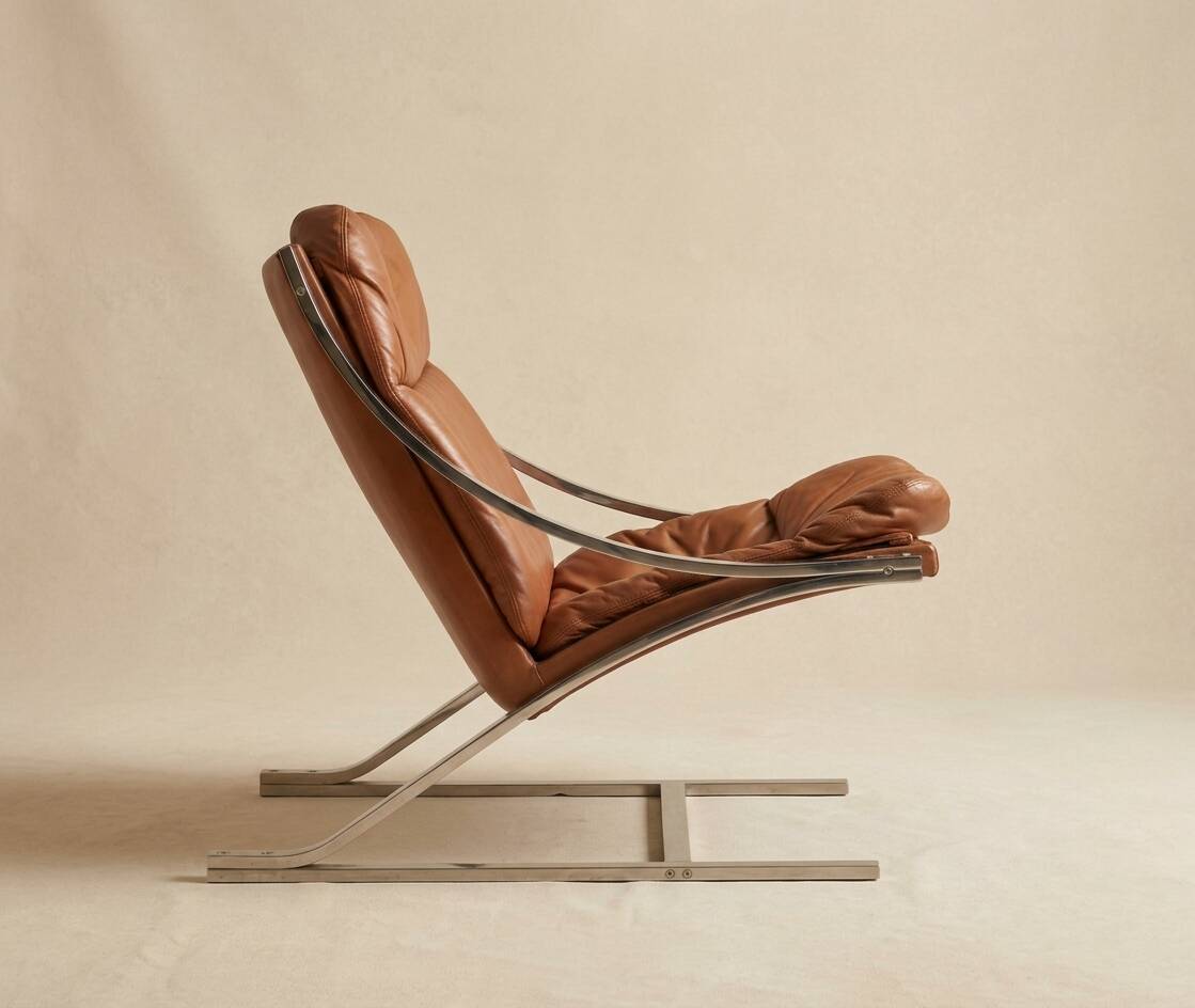 Zeta Armchair - Paul Tuttle for Strässle, Switzerland, 1970s