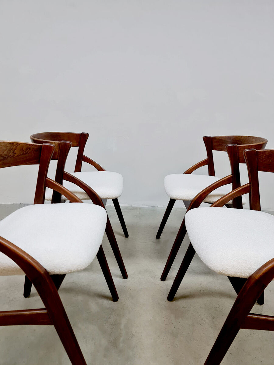 Vintage dining armchairs Denmark 1960