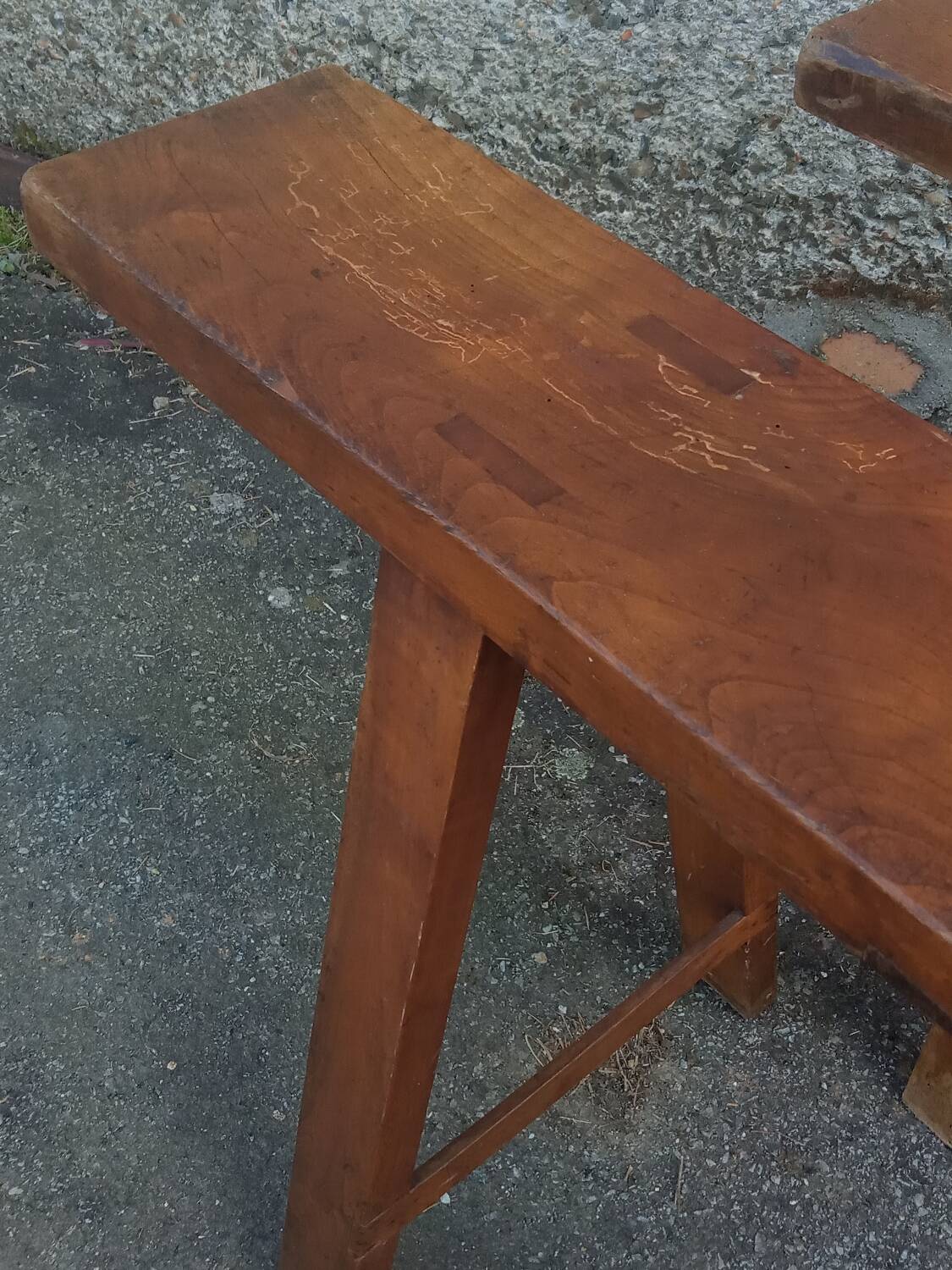 Pair of farm benches 183 cm