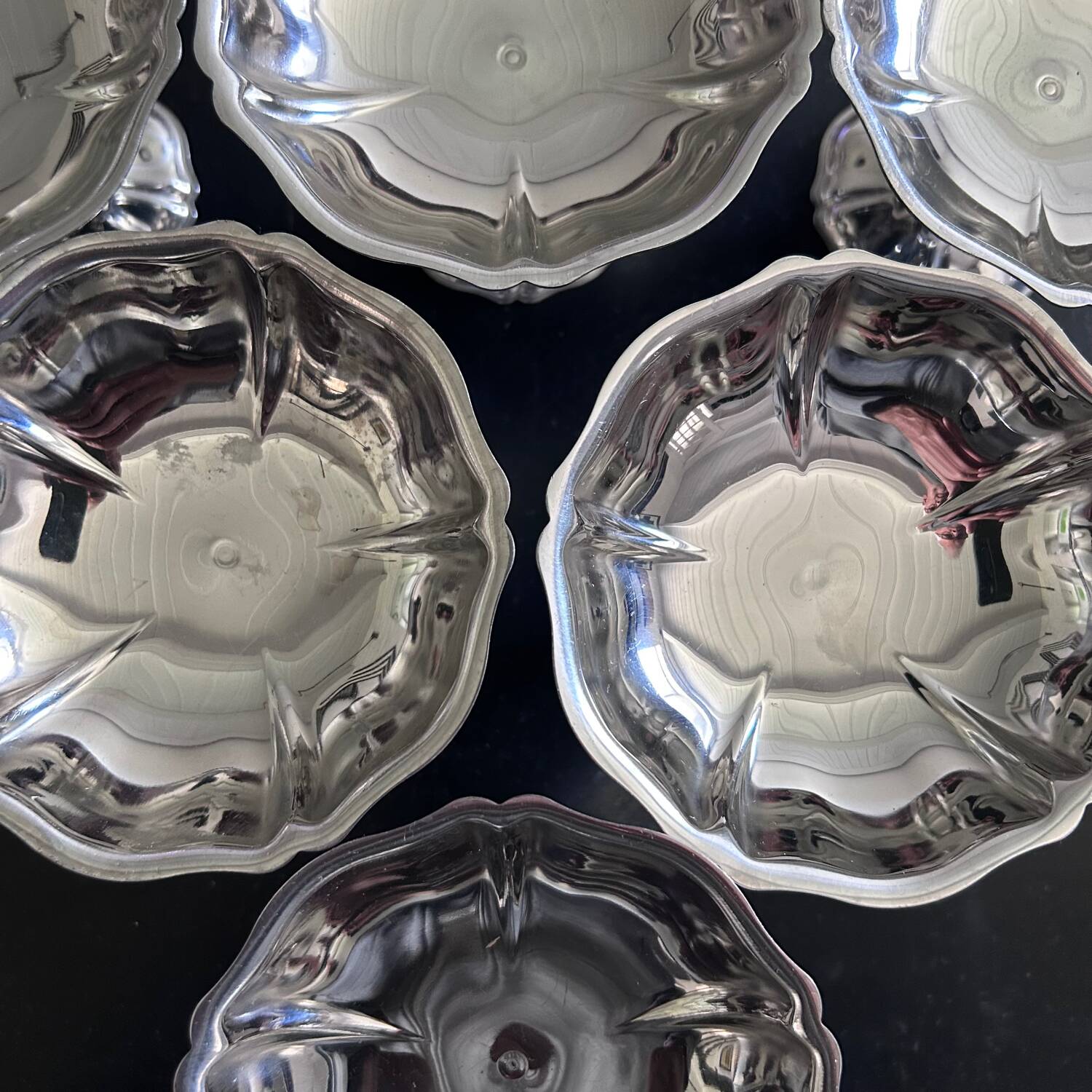 Service de 6 coupes à glaces