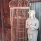Very large decorative metal birdcage -