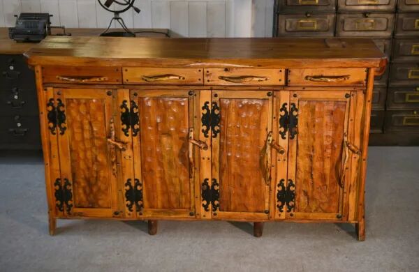 Sculptural brutalist sideboard 1970’s