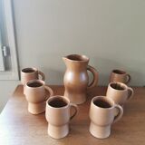 Claude Paci stoneware orangeade set
