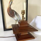 English lamp, fabric cable, cotton lampshade