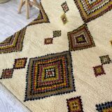 Tapis berbère coloré en laine fait main 260 X 160 CM