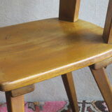 Set of four Brutalist chairs 1940s-1950s