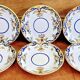 6 old Devres Fourmaintraux Rouen coffee cups Dinan model 19th century