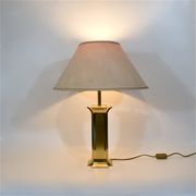 Lampe vintage en laiton massif design 1970 - 80