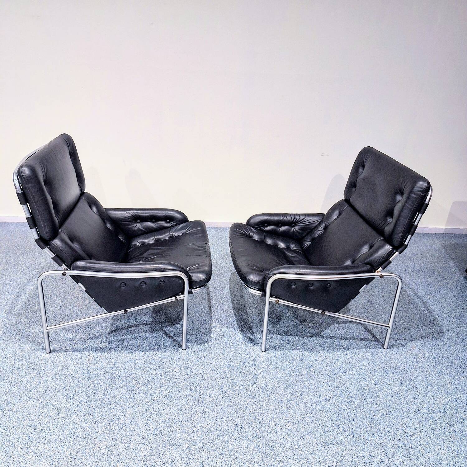 Paire de chaises Nagoya  SZ09 par Martin Visser pour Spectrum ,années 1974