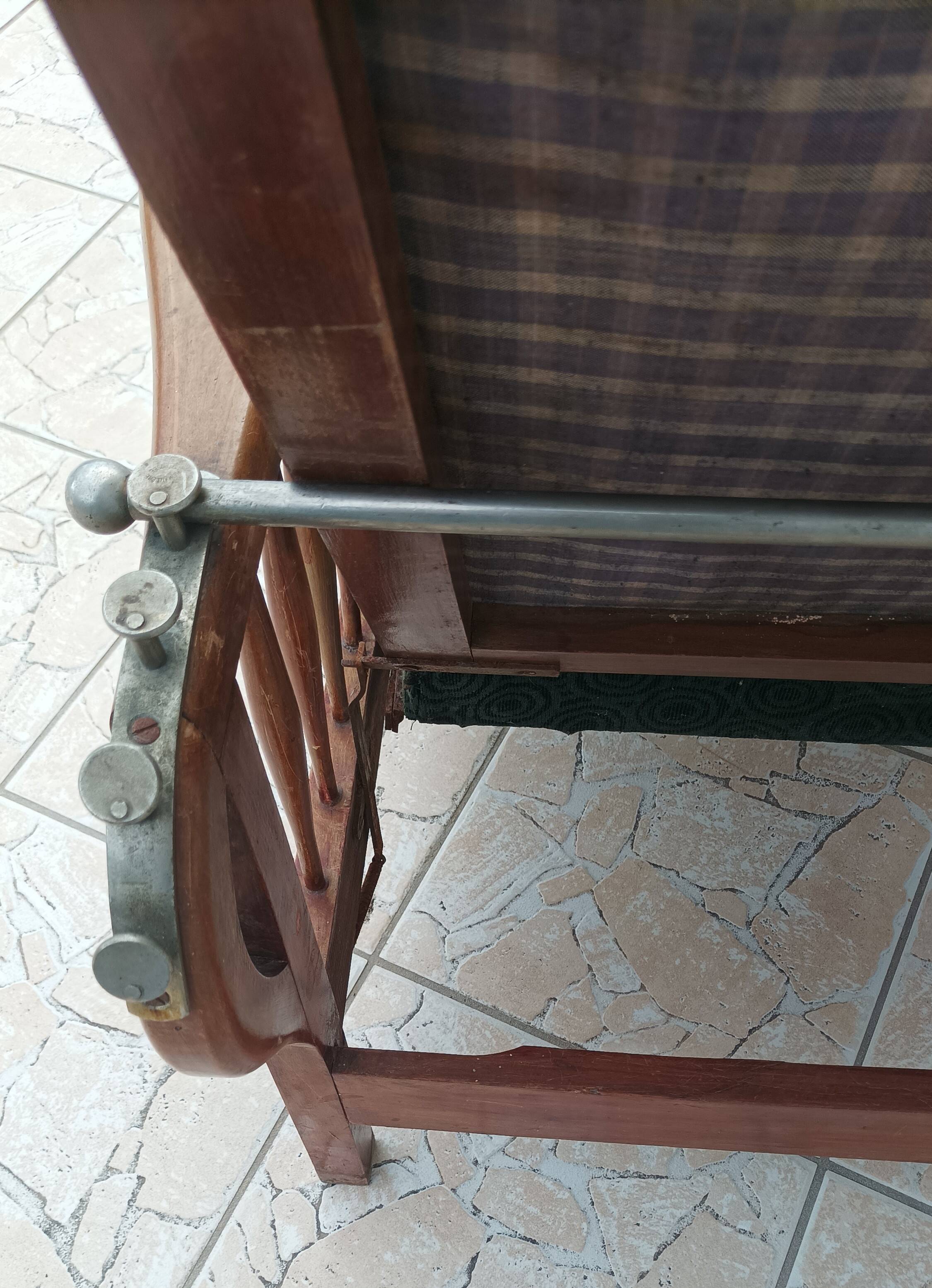 Fauteuil Morris en hêtre Art & Craft