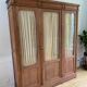 Showcase three vintage glass doors