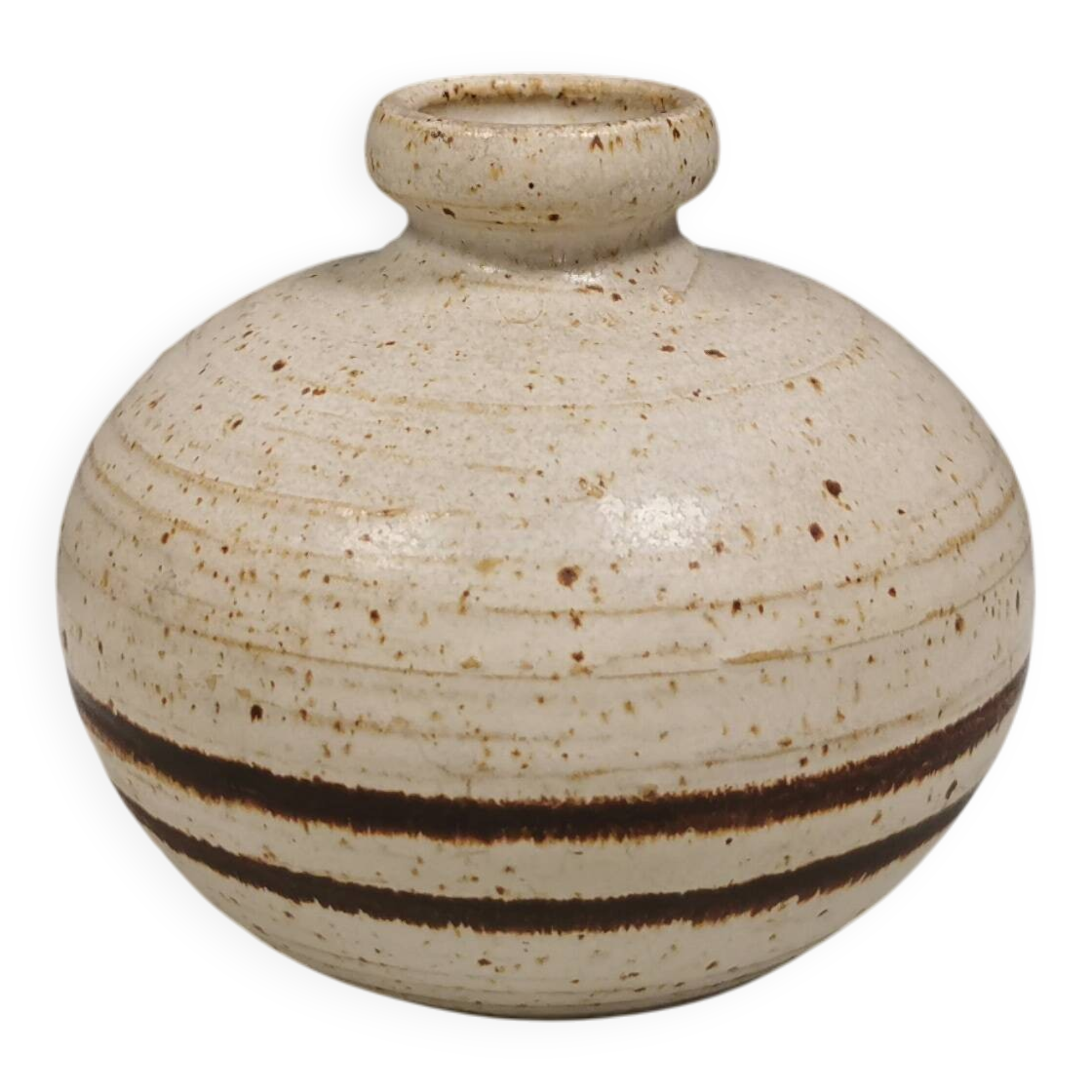 Petit vase sphérique, danois des années 1970-80.