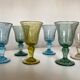 Set of 6 glasses Biot wine 1960