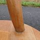 Set of 4 solid organic chairs