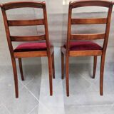 2 chairs style Restoration XIXth renovated