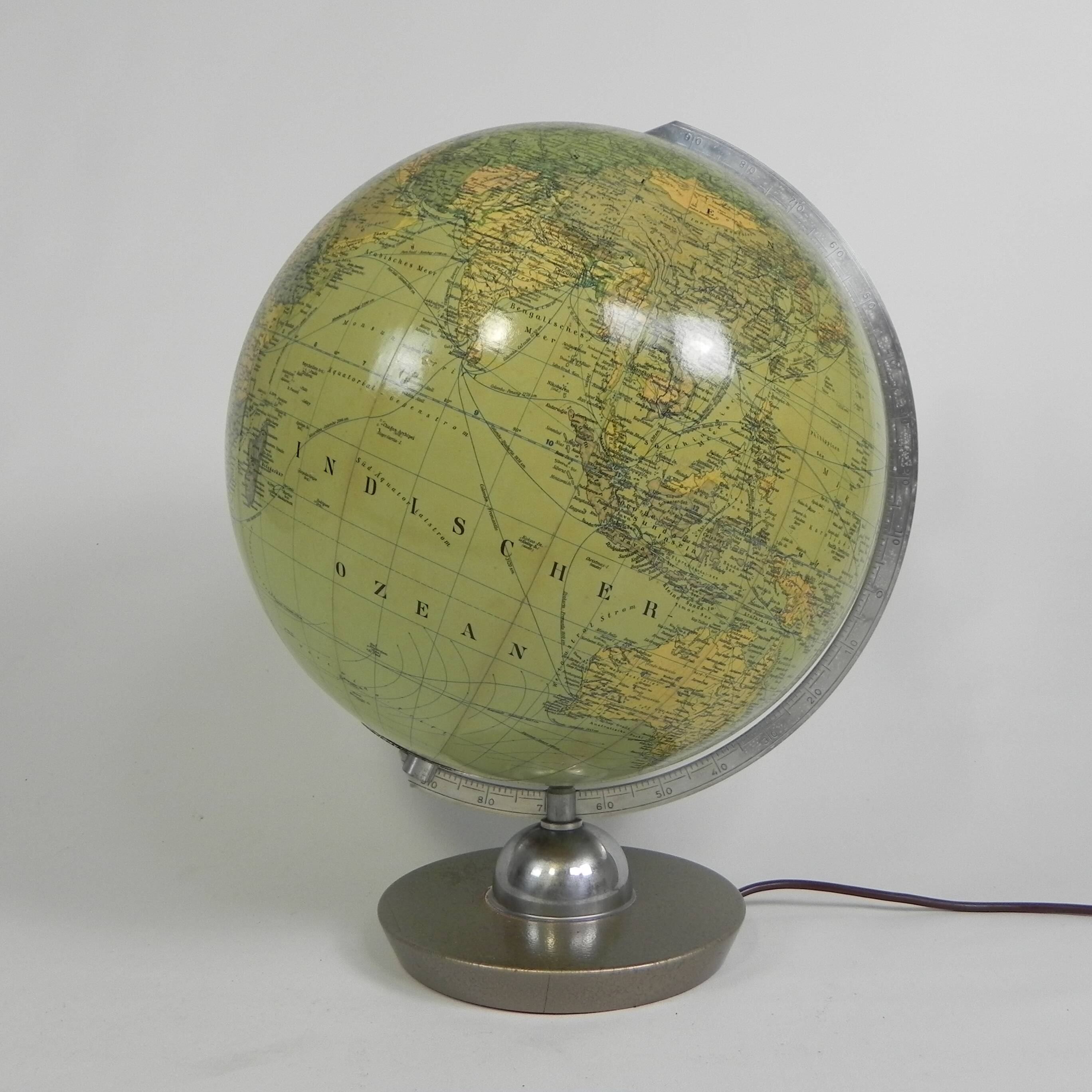 Luminous globe JRO Globus, 1960s