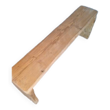 Bench 120 cm old solid wood with patina