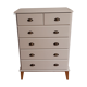 Commode scandinave blanche